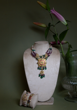 Polki and 22 Kt Gold Statement Necklace